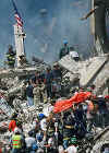 NYC Image  AP.  Victim of the WTC destruction.