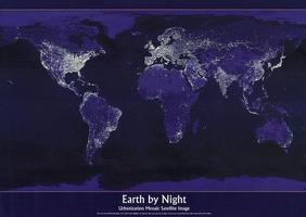 Click here for more information on the Earth by Night wall poster from art.com.