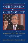 Click on the Our Mission and Our Moment Speech to Congress book cover for more information.