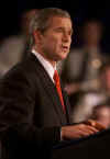Click on the photos of George W. Bush speaking in Atlanta on November 8th for a larger image.