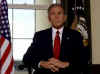 Click for a larger image. October 7th images of George W. Bush in the Treaty Room after his address.
