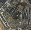 The Pentagon from Space Image  SpaceImaging.com. In the aftermath of the September 11, 2001 terrorist attacks on The Pentagon in Washington D.C., satellites photograph the damage from the attack area in the 09-11-2001 terrorist attack.