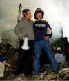Click on the President George W. Bush and Bob Beck (FDNY #164) September 14th image for a larger image.