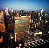 United Nations Building in New York City.