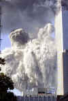 September 11 News mysterious images in the WTC smoke. Click on this photograph for a larger image.