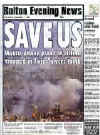 On September 11 and 12, 2001 the world's newspapers print special editions and the world reads about the terrorist attacks on New York City and The Pentagon on 9-11-2001.